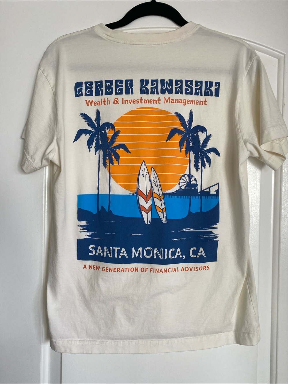 Gerber Kawasaki Company Graphic Tee Sunset Santa Monica Men's Medium
